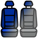 Icon: car seat colour fade